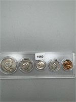 1960 Mint/Year Sets, Silver Coins