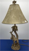 Giraffe Lamp with Shade 26” h