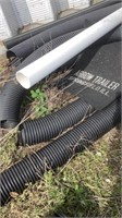 Field tile pipe, various sizes & lengths