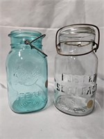 FOSTER SEALFAST MASON CANNING JAR, AND BALL