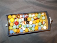 Box of marbles and Dice