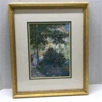 Camille Monet in the Garden at the House Picture