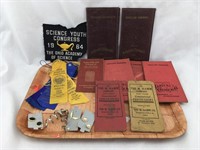 Antique Fertilizer Handbooks, Vintage Fair Ribbons