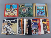 18pc Vtg Character Record Albums w/ Dr Who