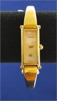 Ladies Gucci Horsebit Gold Wrist Watch w/MOP Face
