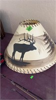 PR OF MATCHING WILDLIFE LAMPSHADES