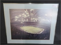 FRAMED PHOTO OF THE INSIDE OF THE OLD B.C. PLACE