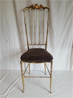 Brass Chair 42 & 1/2" H