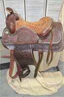 Saddle 16"    LIbertyville Saddle Shop (Stamped)