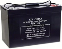 12V 100Ah AGM SLA DEEP Cycle VRLA Battery