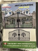 Dual Swing Wrought Iron Gates