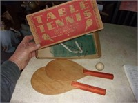 vintage table tennis set. tough to find this