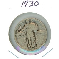 1930 Standing Liberty Silver Quarter