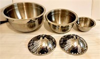 3 Stainless Steel Mixing Bowls