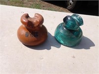 Vintage Glass Insulators