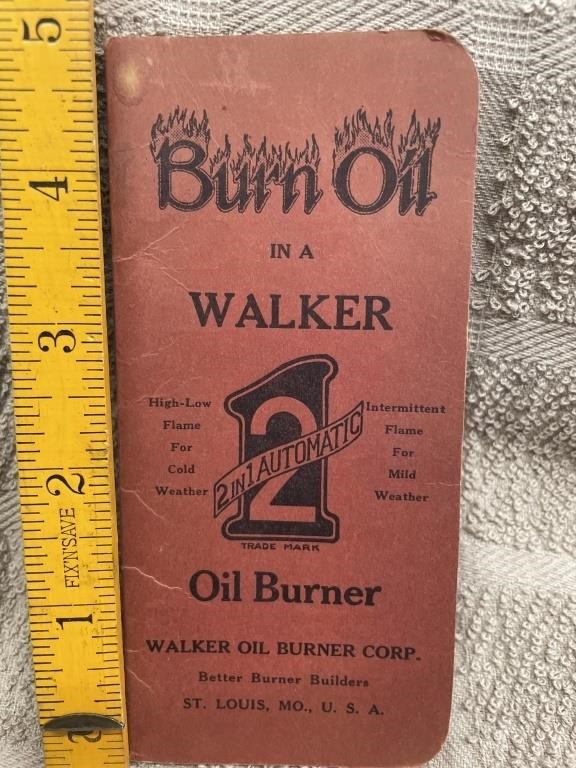 Burn Oil in a Walker, St. Louis, MO - 1926-1927