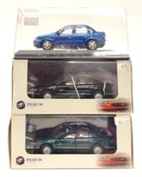Three Shanghai GM Buick die cast cars