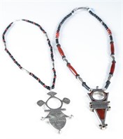 2 Tuareg Berber necklaces.