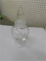 Globe apothecary drugstore candy jar, 11",