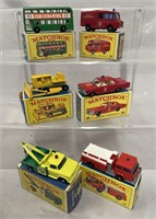 6 Boxed Matchbox Regular Wheels Vehicles