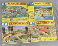 4 Matchbox 1968 Roadway Layouts