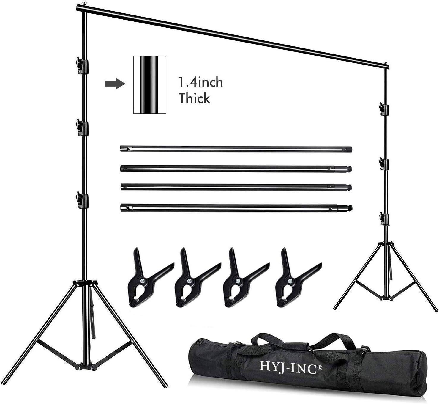 10x10Ft Backdrop Stand Kit with 4 Clamps