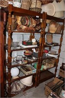 (2) Vintage shelving units