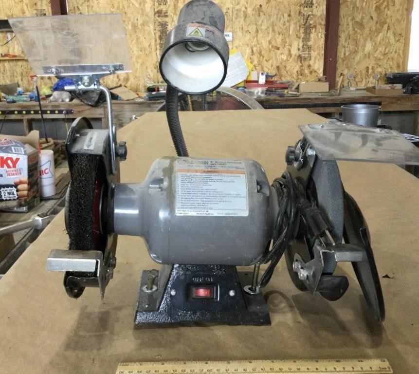 Central Machine 8" bench grinder