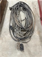 2 - 220 cords, 2 50amp female plugs