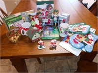 large lot of christmas items