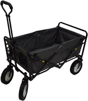 Collapsible Folding Outdoor Utility Wagon  Black B