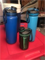 (3) Insulated Drink Bottles