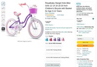 B3046  Royalbaby Stargirl Kids Bike 18 Inch Purple