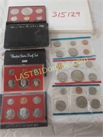 Susan B. Anthony Coins - 3 Proof Sets, 3 Mint Sets