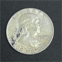 1961 Franklin Silver Half Dollar