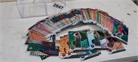 LOT OF BALL CARDS WITH PLASTIC CASE