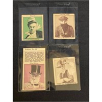 (4) 1935 R36 Copps And Robbers Cards