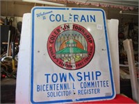 COLERAIN TOWNSHIP BICENTENNIAL COMMITTE METAL