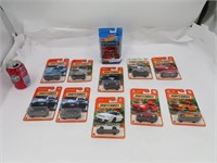 13 voitures Matchbox + hot wheels die cast