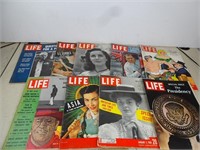 Lot of Vintage Life Magazines