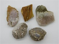 MIXED ROCK STONE LAPIDARY SPECIMEN