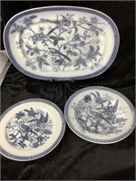Villeroy & Boch platter, plate and shallow bowl