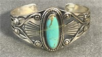 Sterling & Turquoise Cuff Bracelet