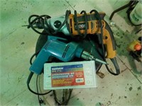 Makita & Rigid electric drills