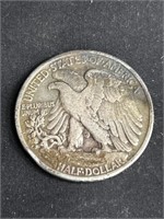 1941 silver walking liberty half dollar