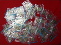 (50) 1964 Jefferson Nickels in Orig Cellophane