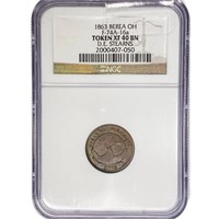 1863 OH CWT F-74A-16a NGC XF40 BN Stearns