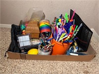 Box Lot of Asst. Craft & Office Supplies