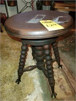 Ball & Claw Piano Stool