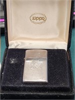 NOS Zippo Sterling Lighter W/ Hawaii Coat of Arms